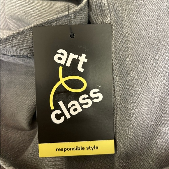 Gray Jean Button-Up Shirt - Picture 4 of 6